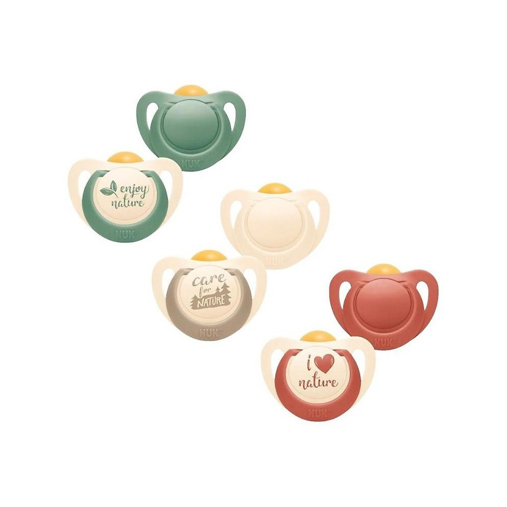 Nuk Chupete Latex Nature 0 - 6 Meses 2Uds
