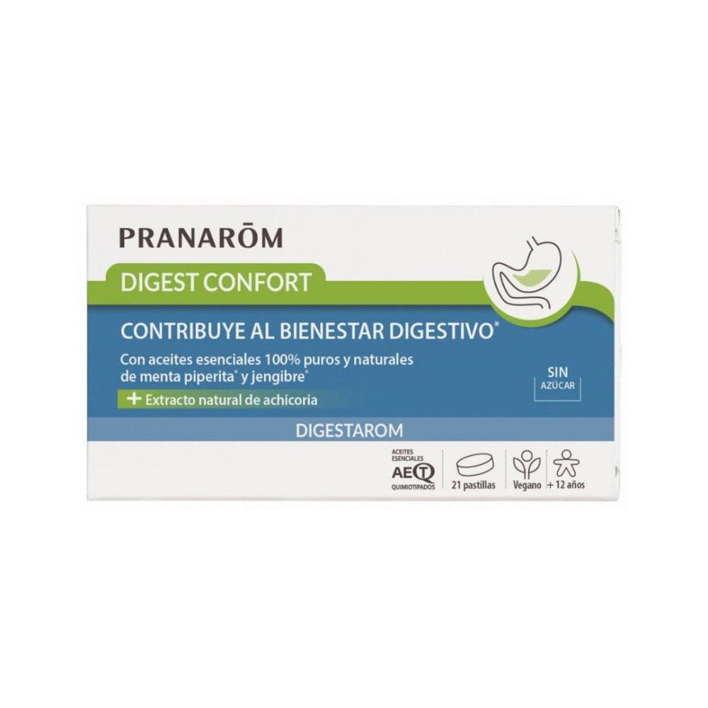 Pranarôm Comprimidos Para El Bienestar Digestivo Digest Confort 21 Comprimidos