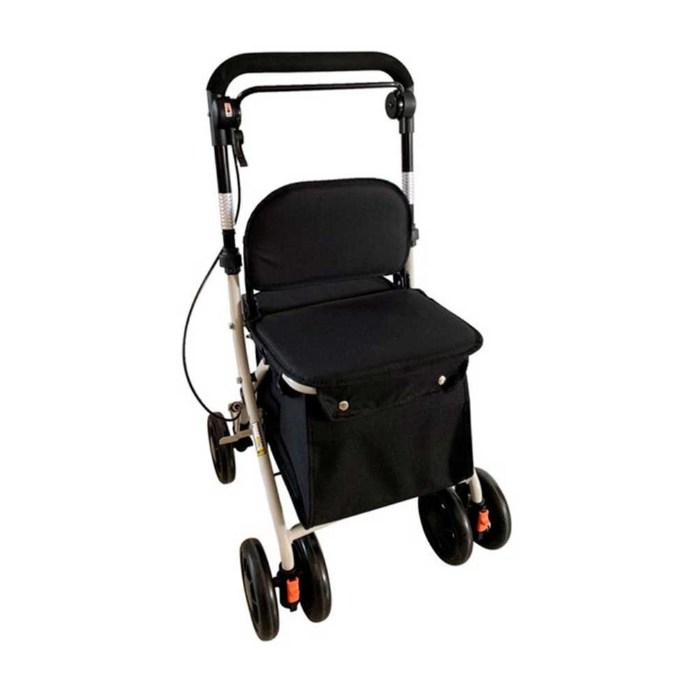 Prim Andador Carro-Compra Con Asiento Negro