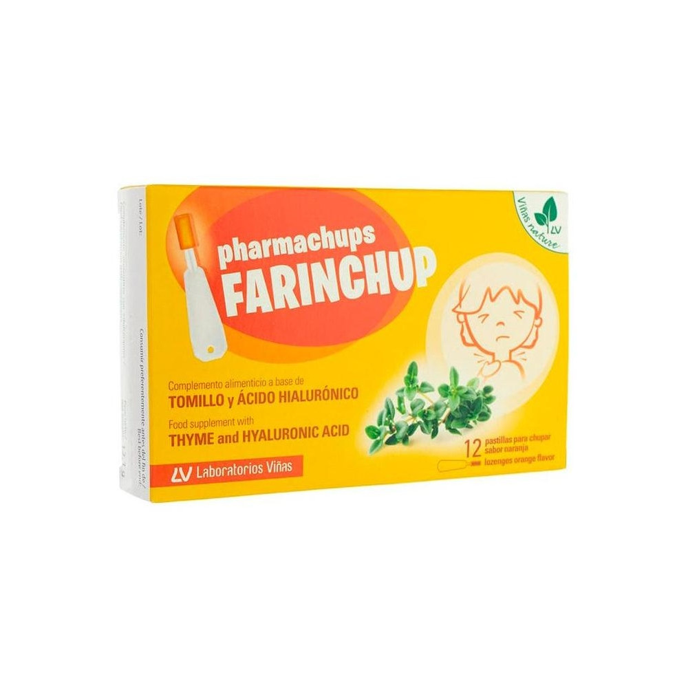 Pharmachups Farinchup Sabor Naranja 12Uds