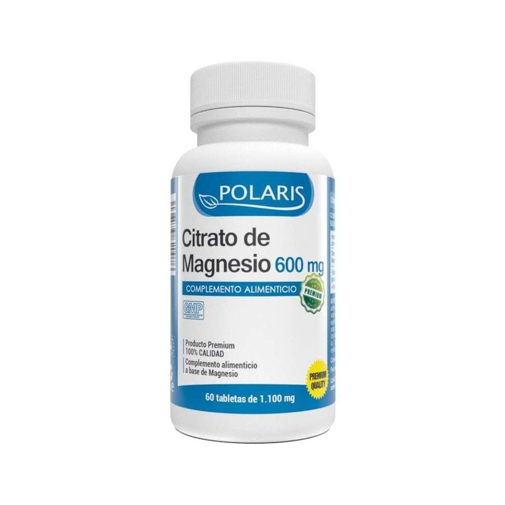 Polaris Citrato De Magnesio 600Mg 60 Tabletas