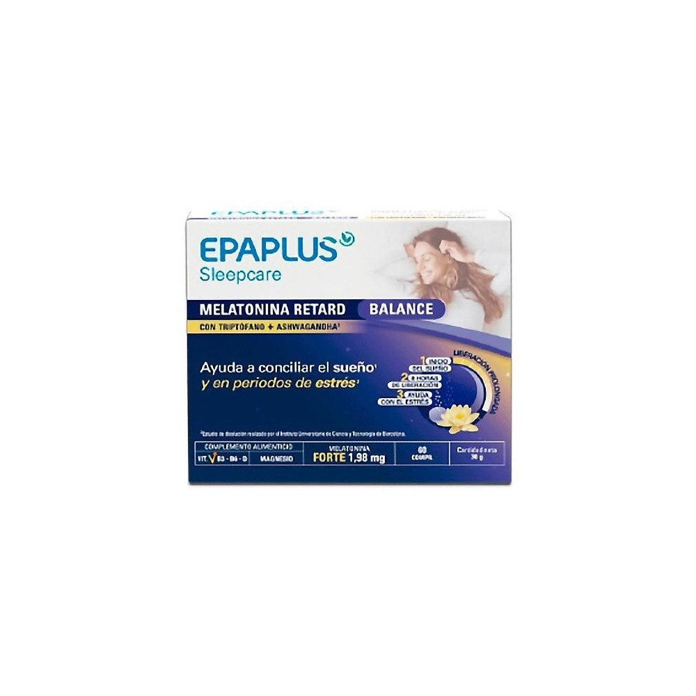 Peroxfarma Epaplus Sleepcare Melatonin Retard Balance 60 Comprimidos