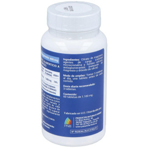 Polaris Citrato De Magnesio 600Mg 60 Tabletas