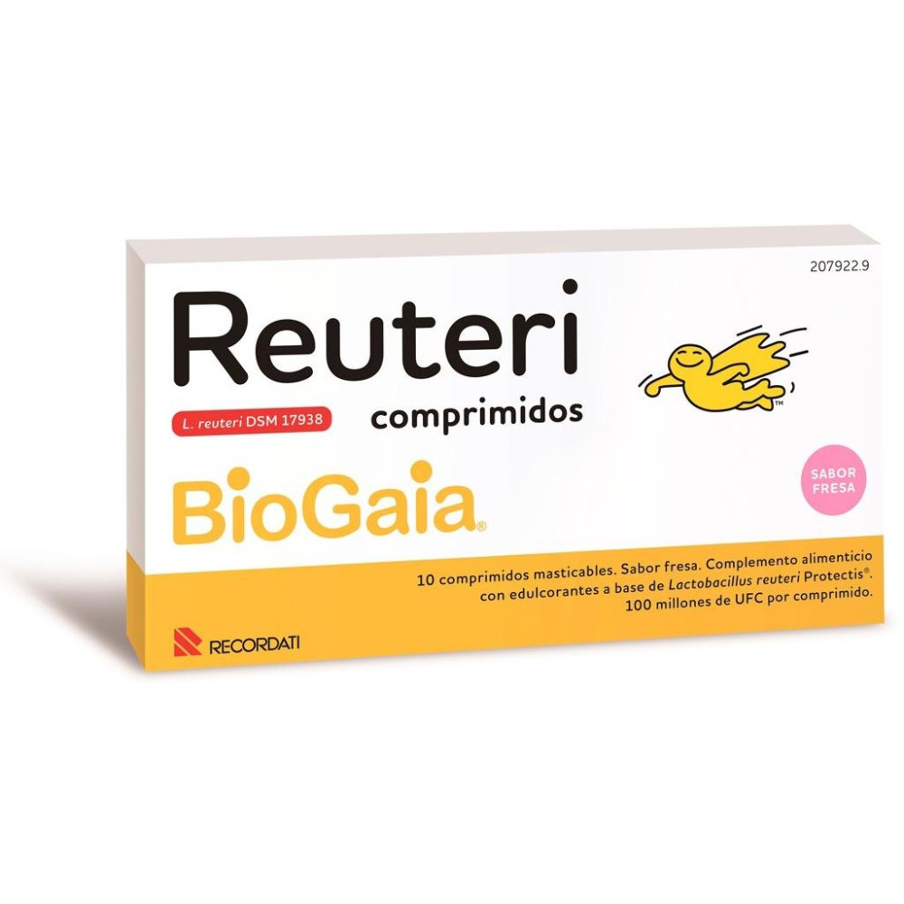 Reuteri Fresa 10 Comprimidos