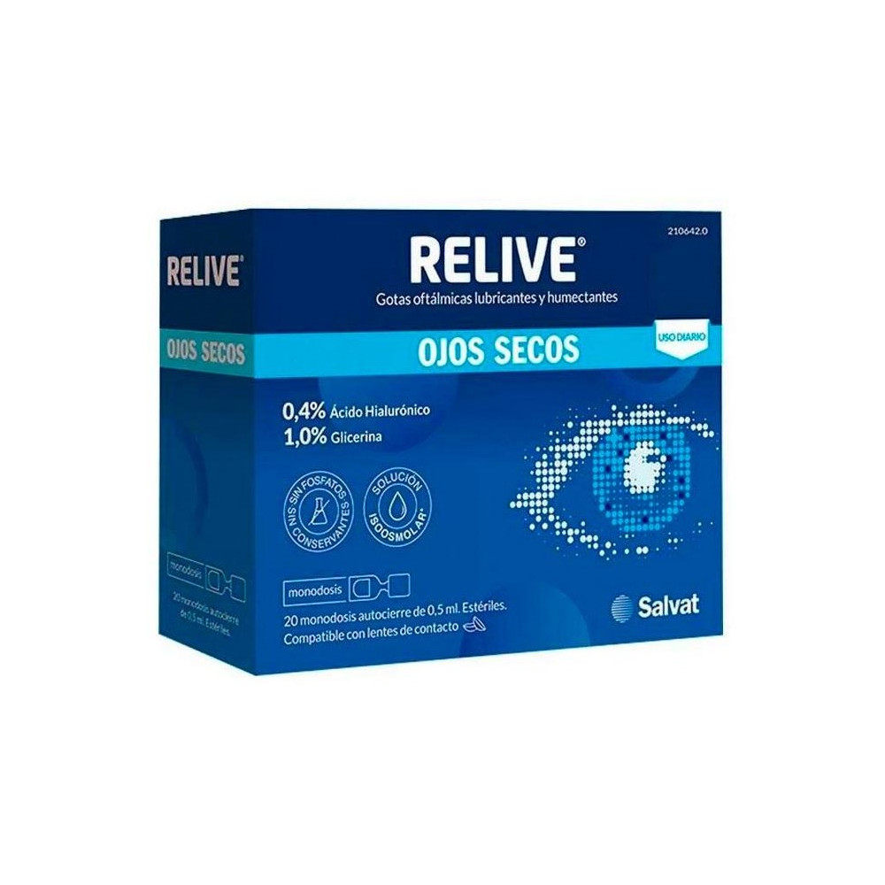 Relive Ojos Secos 20 Monodosis