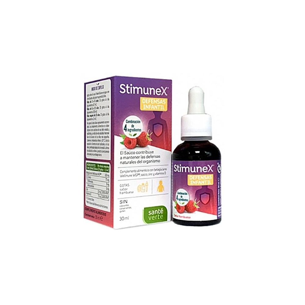 Santé Verte Stimunex Defensas Junior Para El Sistema Inmunológico De Los Niños 150Ml