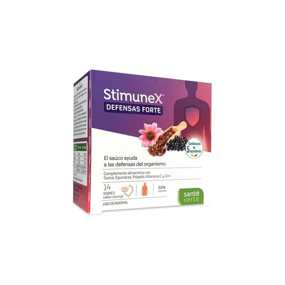 Santé Verte Stimunex Defensas Forte Para El Sistema Inmune En Sobres