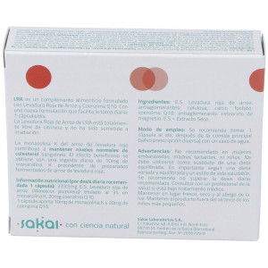 Lra Levadura Roja De Arroz + Q10 30Cap.