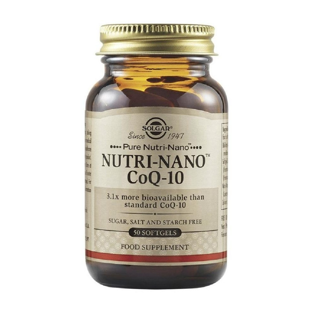 Solgar Nutri-Nano Coenzima Q10 3.1X 50 Cápsulas
