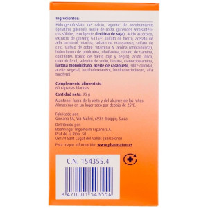 Pharmaton Complex, 60 Cápsulas