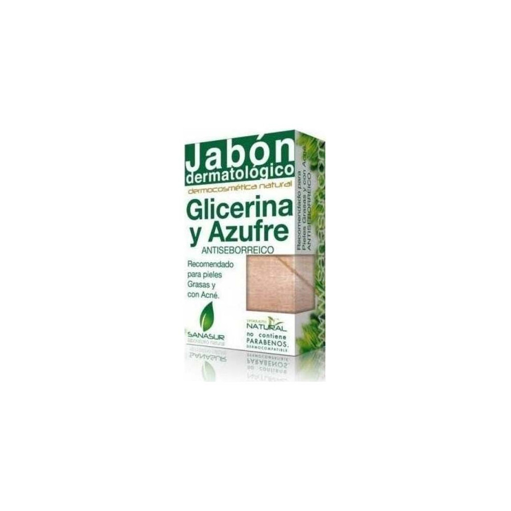 Sanasur Jabón Glicerina Y Azufre, 100 G