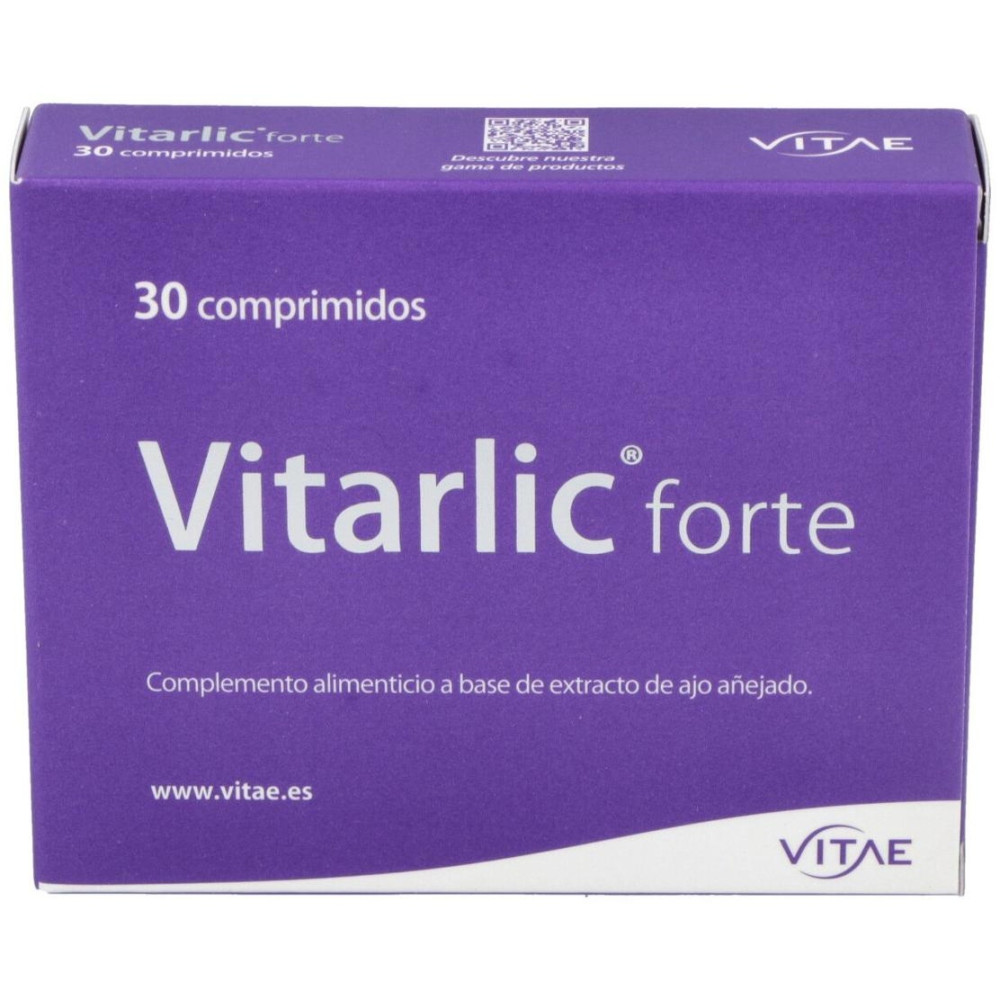 Vitae Vitarlic Forte Suplemento Dietético En 30 Tabletas
