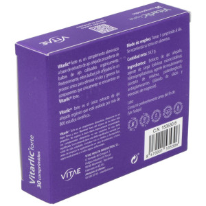 Vitae Vitarlic Forte Suplemento Dietético En 30 Tabletas