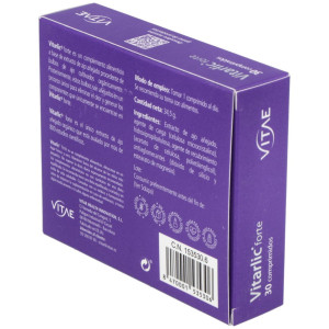 Vitae Vitarlic Forte Suplemento Dietético En 30 Tabletas