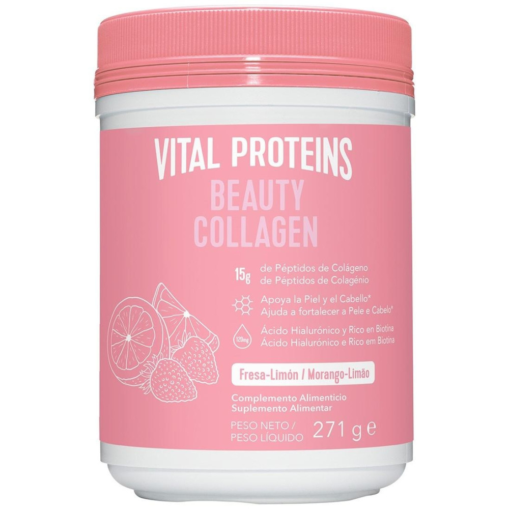 Vital Proteins Beauty Collagen En Polvo Sabor Fresa-Limón 271G
