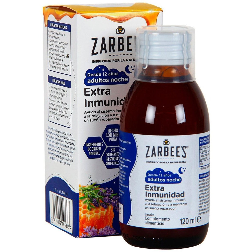 Zarbees Jarabe Adulitroo Noche Extra Inmunidad 120Ml