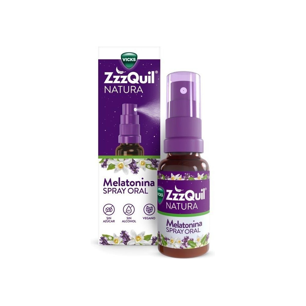 Zzzquil Natura Spray Oral Melatonina Lavanda Naranja 30Ml