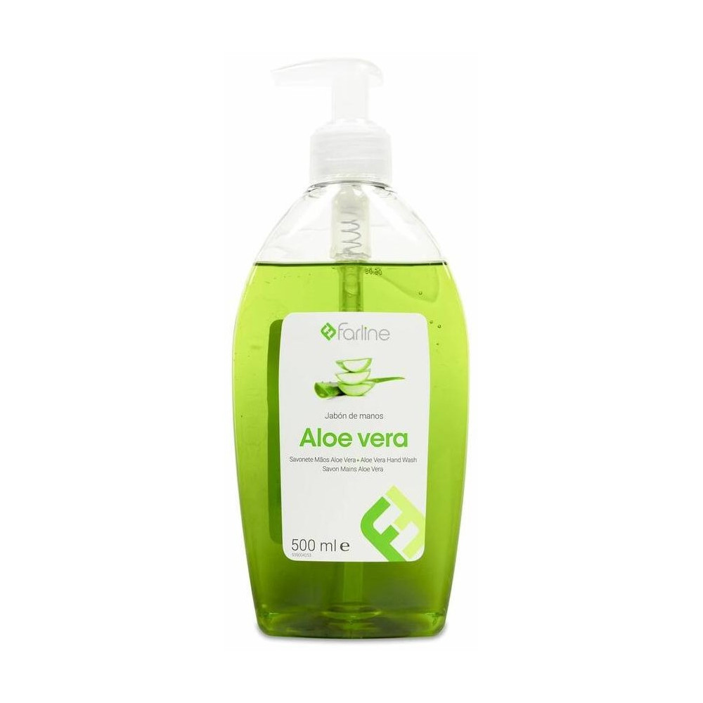 Farline Jabón De Manos Aloe Vera, 500 Ml