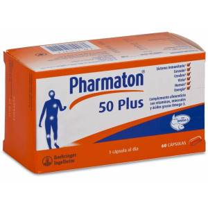 Pharmaton 50 Plus, 60 Cápsulas
