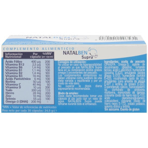Natalben Supra 30 Cápsulas