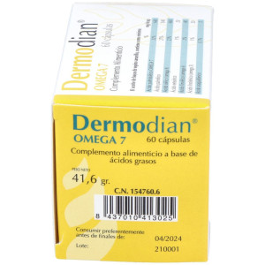 Dermodian Omega 7, 60 Cápsulas