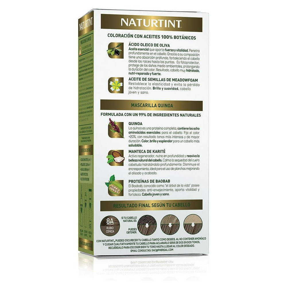 Naturtint Biobased 8A Rubio Ceniza