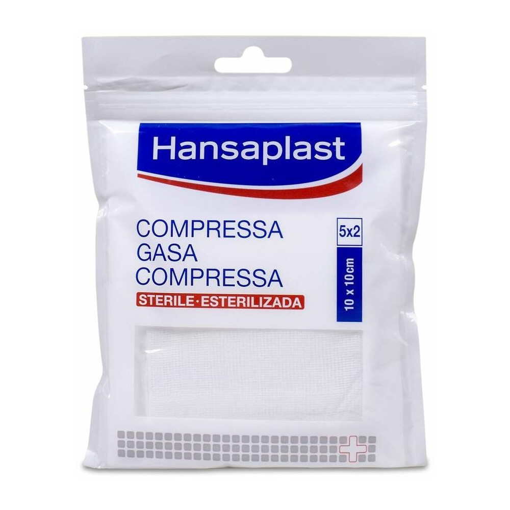 Hansaplast Med+ Gasas Estériles Suaves 10X10Cm 10Uds