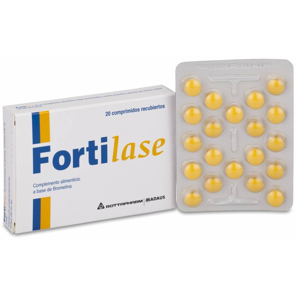Fortilase 20 Comprimidos Recubiertos