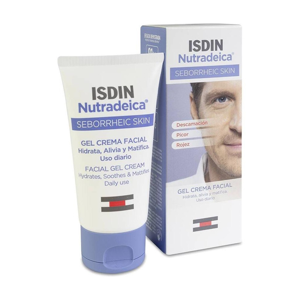 Isdin Nutradeica Gel Crema Facial Piel Seborreica, 50 Ml