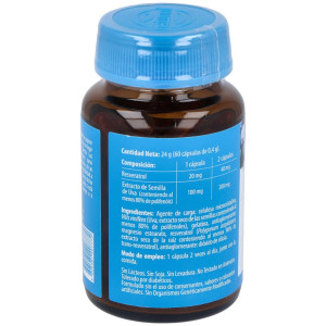 Naturmil Resveratrol Con Extracto De Semilla De Uva 60 Capsulas