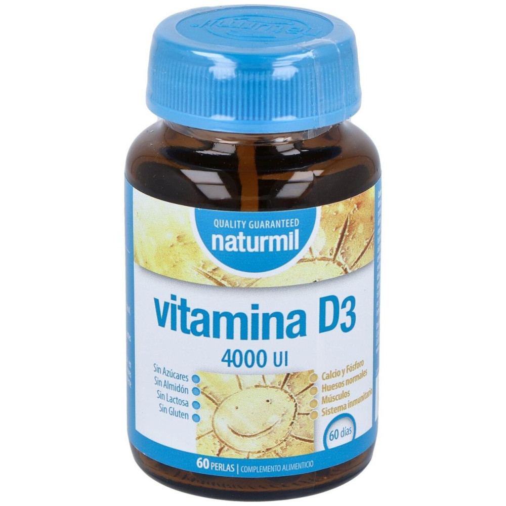Naturmil Vitamina D3 4000Ui 60 Capsulas
