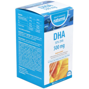 Naturmil Dha 500 Mg Sin Gluten 60 Capsulas