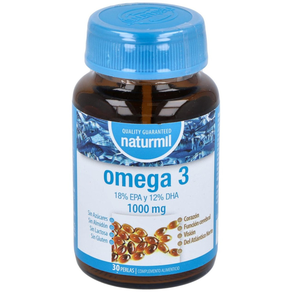 Naturmil Omega 3 Epa 18% E Dha 12% Vitamina E 1000Mg 30Caps