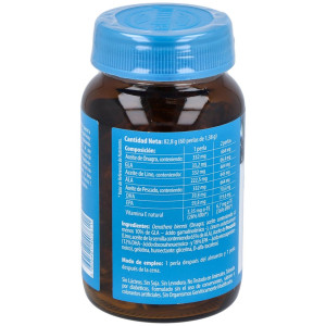 Naturmil Omega 3_6 Y 9 Aceite De Pescado_ Lino Y Onagra 60 Perla