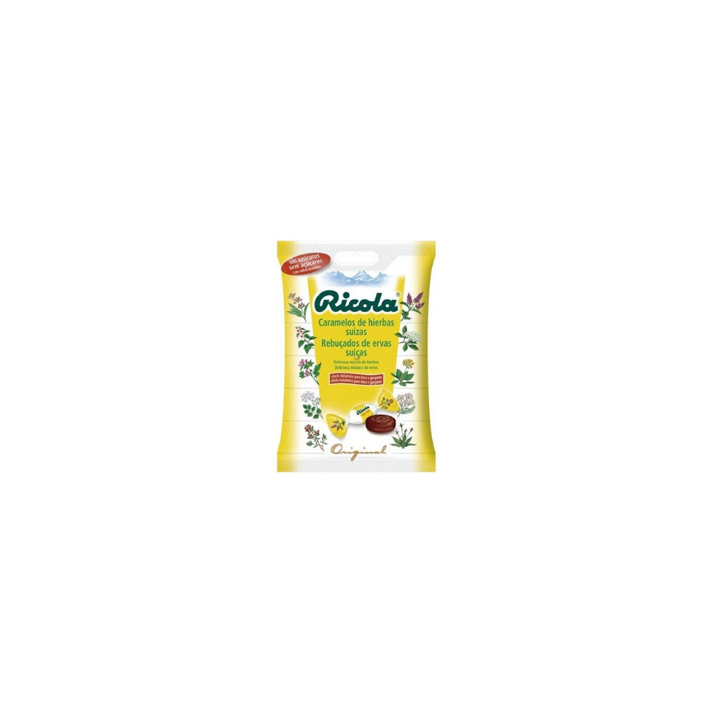 Ricola Caramelos Hierbas Suizas Sin Azúcar, 70 G