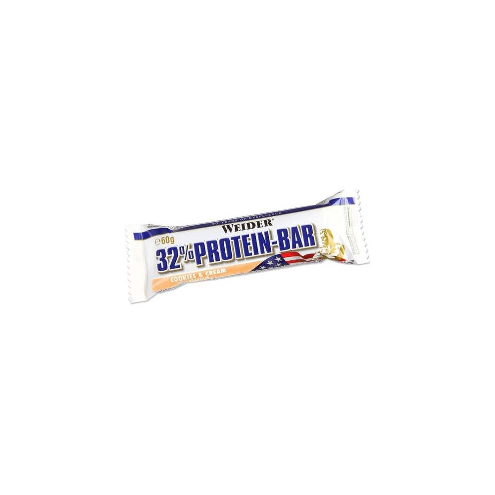Weider 32% Barra Proteica Galletas Y Crema 60G