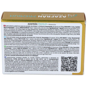 Tequial Azafran Premium + Melatonina 30Caps