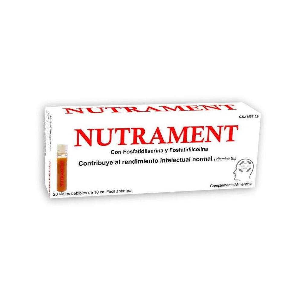 Nutrament 20 Viales Bebiles 10 Ml