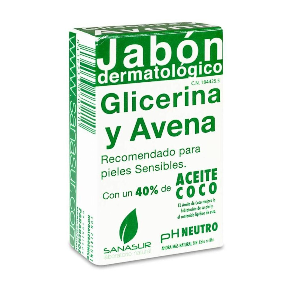 Sanasur Jabon Glicerina Y Avena 100 Gr