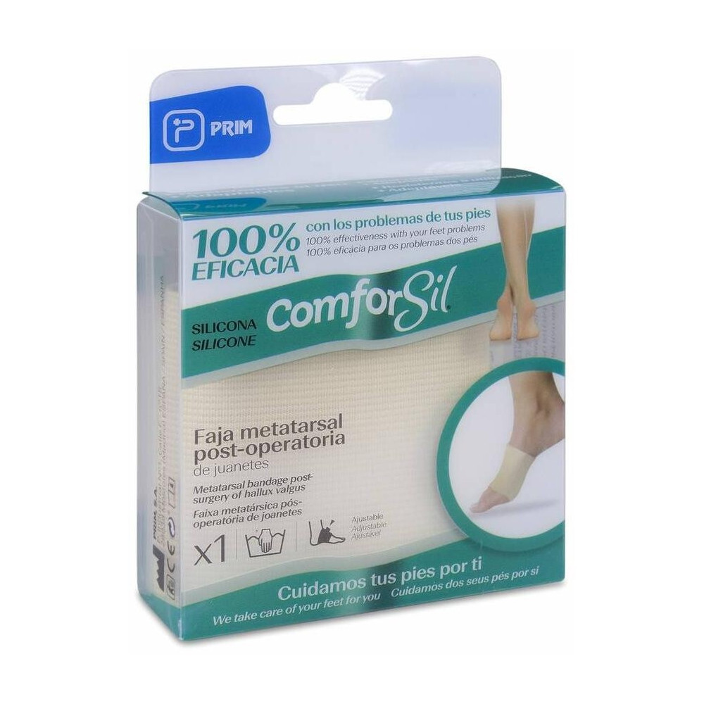 Comforsil Faja Metatarsal Post-Operatoria De Juanetes Talla L, 1 Ud