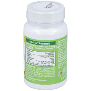Glusin (Canela + Magnesio) 600Mg. 30Cap.