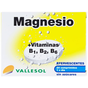 Vallesol Magnesio Y Vitaminas 24Comp Efervescentes