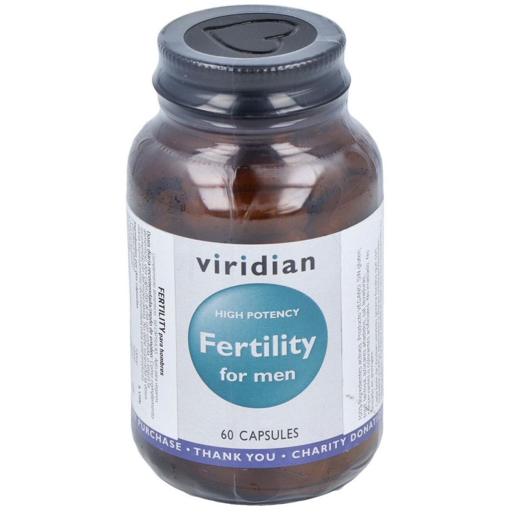 Viridian Alta Potencia Fertilidad Para Hombres 60Cáps