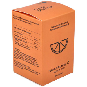 Hawa Vitamina C Alcalina 1000 60Cap.