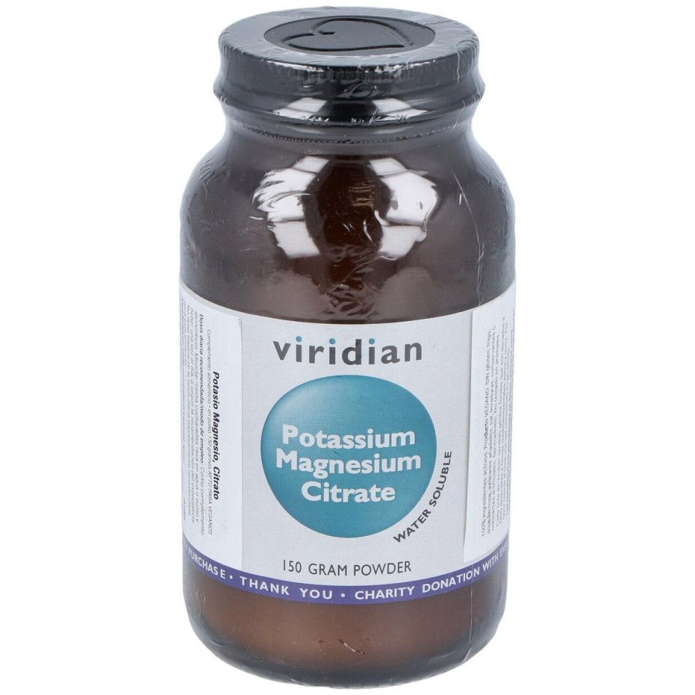 Viridian Potasio Magnesio Citrato Polvo 150G
