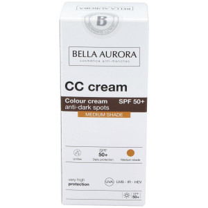 Bella Aurora Cc Cream Crema Color Anti-Manchas Spf50+ Tono Medio 30Ml
