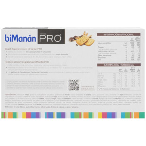Bimanán® Befit Proteína Galletas Cereales Con Pepitas De Chocolate 16Uds