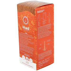 Khadi Herbal Color Cobre Brillante Rubio Y Rojizo 100G