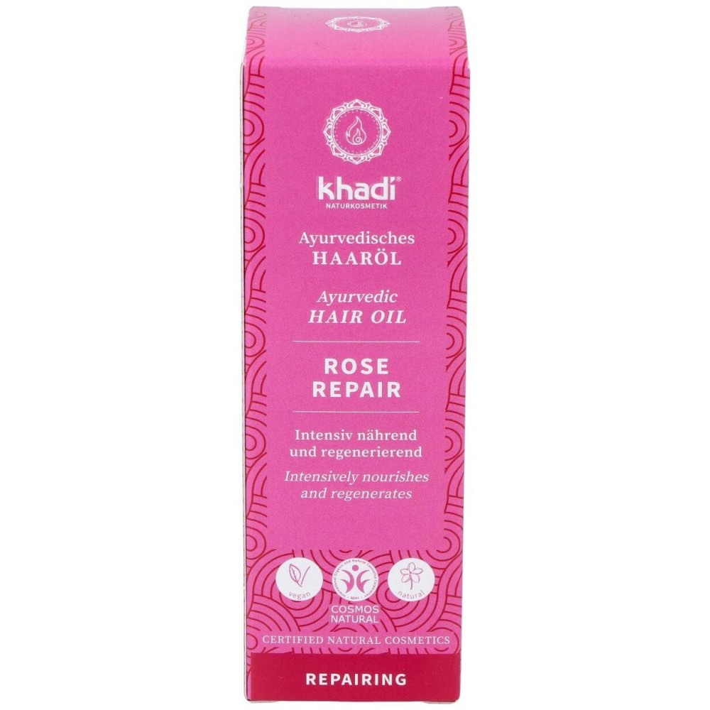 Aceite Capilar Rosa Reparador Cabello Dañado 50Ml.