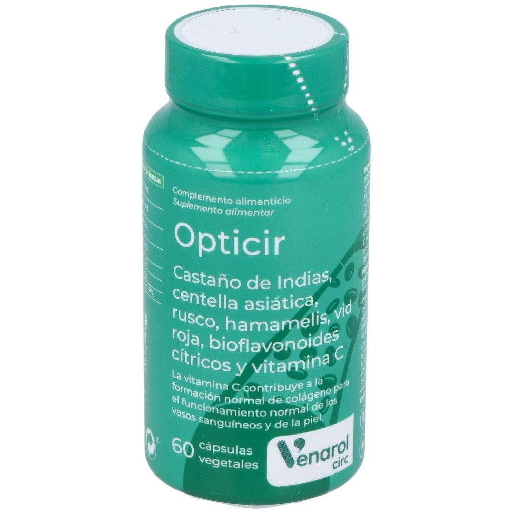 Opticir Castaño-Centella-Ruscus-Vid-Hamameli 60Cap